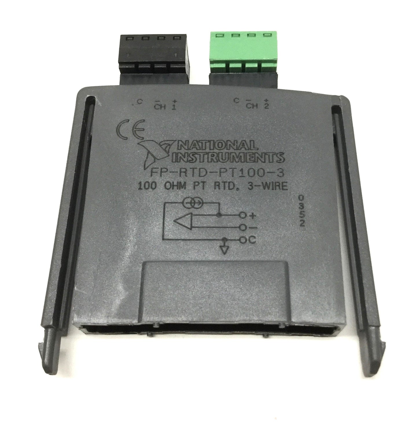 Used National Instruments NI FP-RTD-PT100-3 Temperature Input Module, Dual-Channel