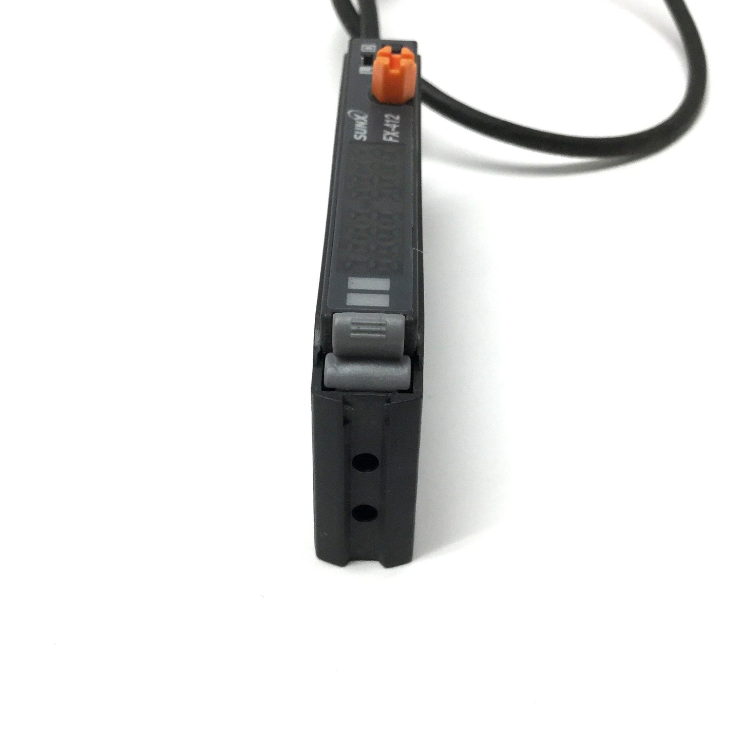 Used SunX FX-412 NAVI Digital Fiber Optic Sensor Amplifier, NPN, 12-24VDC, Red LED