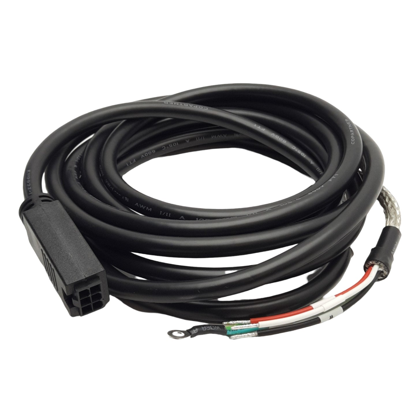 New Allen Bradley 2090-CTPW-MADF-18F03 Motor Power Cable, 6-Pin to Leads, 3m