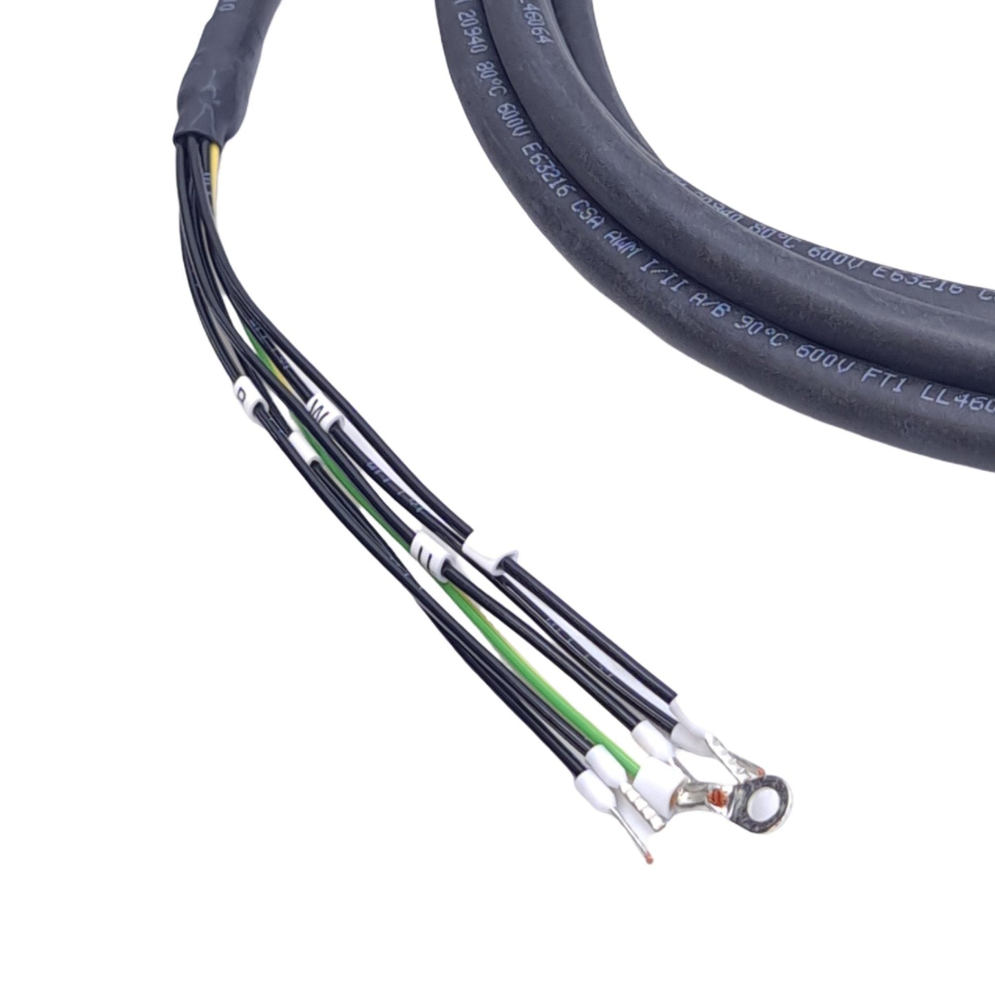 New Omron R88A-CAWA005B-DE Servo Power Cable for 200V Servomotors, 6-P, 7.5kW, 5m