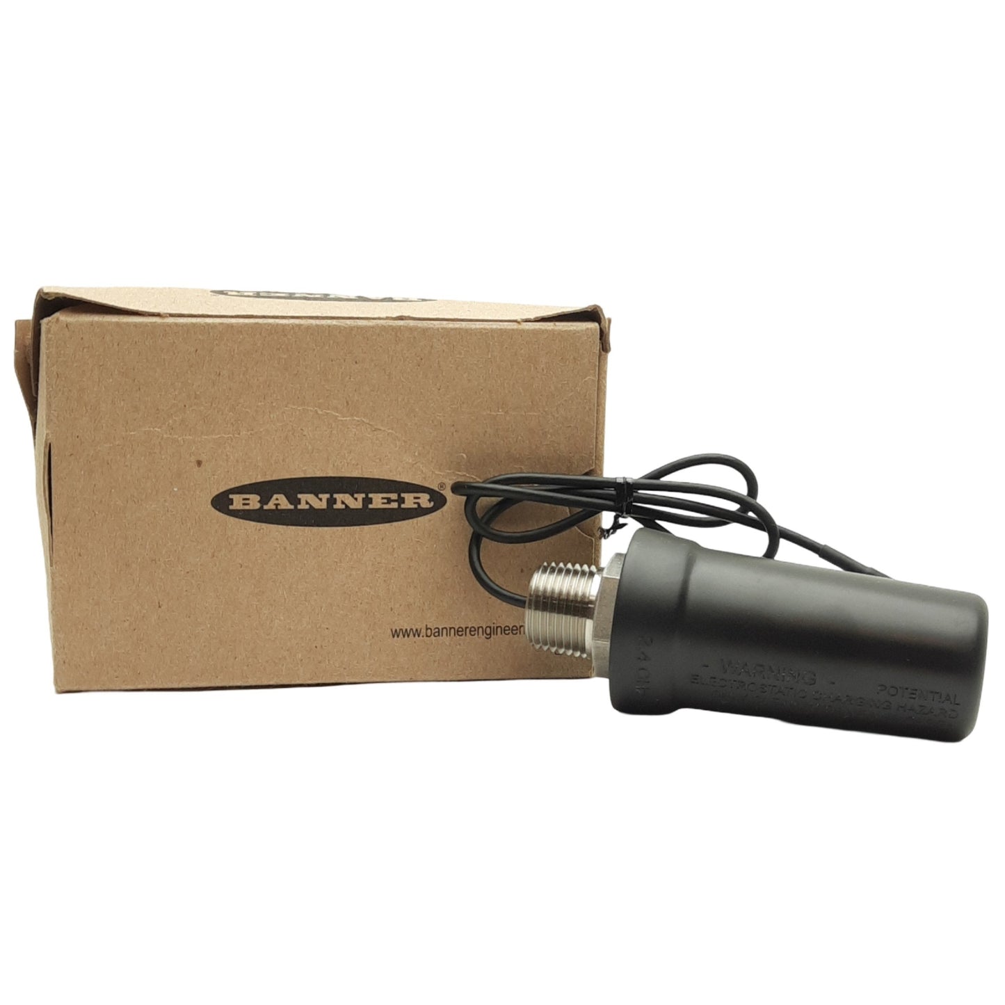 New Banner BWA-202-001 Antenna 2.4 GHz Dome 1/2in NPT 2 dBi, RP-SMA Connector Male