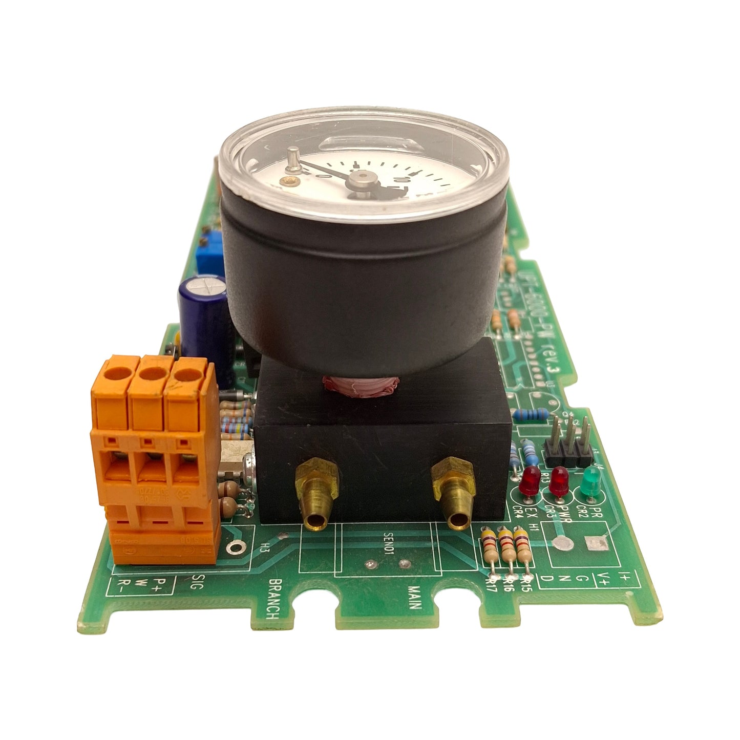 Used Day Control Products UPT-6000-PW Rev 3 Circuit Board, 25PSI Solenoid, 24VDC Coil