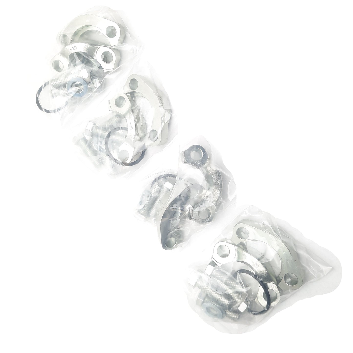 New Lot of 4 Anchor Fluid Power 20SFO Split Flange Kit, ø1.25" Code 61, 3.12" Long