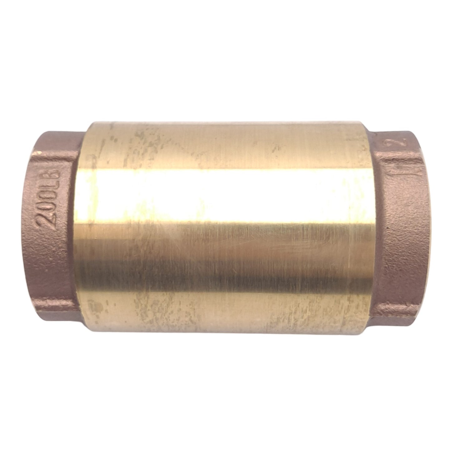 New Midland 944435 Spring Check Valve, 2in NPT Female, 5.04in Length, 200 PSI