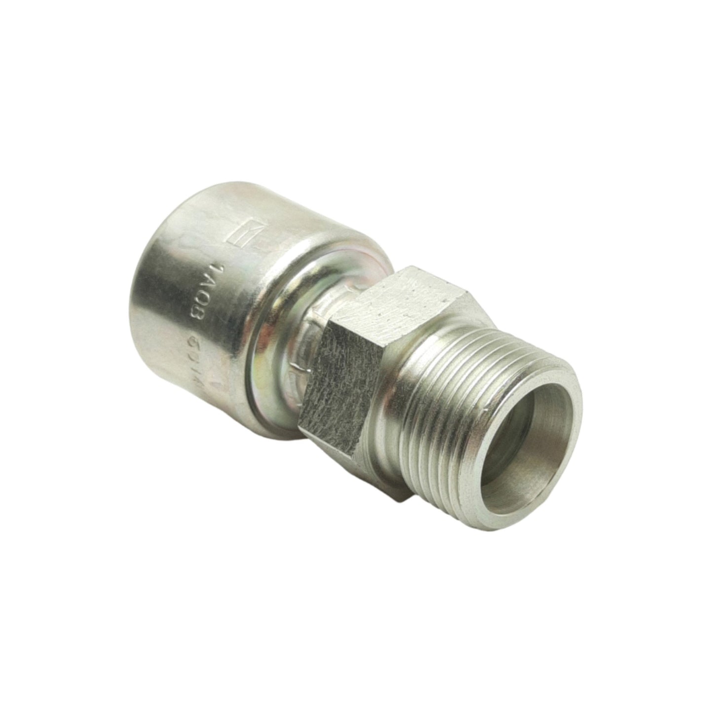 New Gates 6G-14MDH Hydraulic Hose Fitting, 3/8in Hose ID to M22 x 1.5 Male