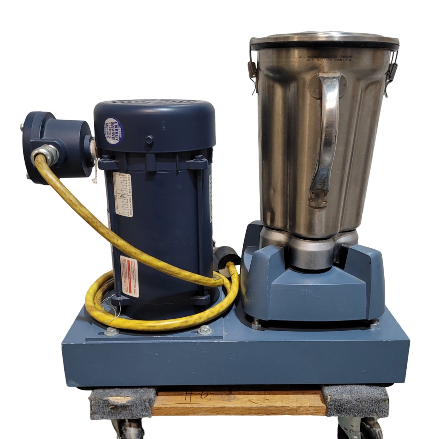 Used Eberbach 8017 High Powered Single Speed Explosion Resistant Blender, 4-Liter