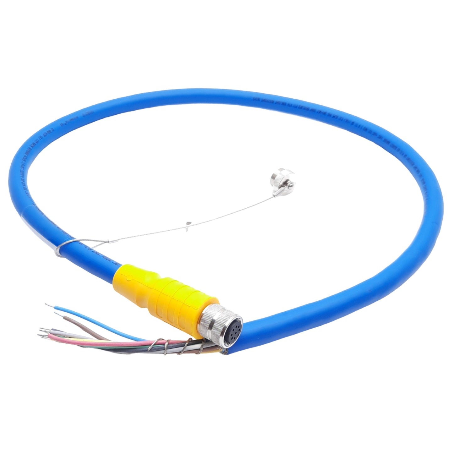 New Turck BKMV 8-087-1 VersaFast Cordset, M16 8-Pin Female to Leads, 1m, 125V 7A