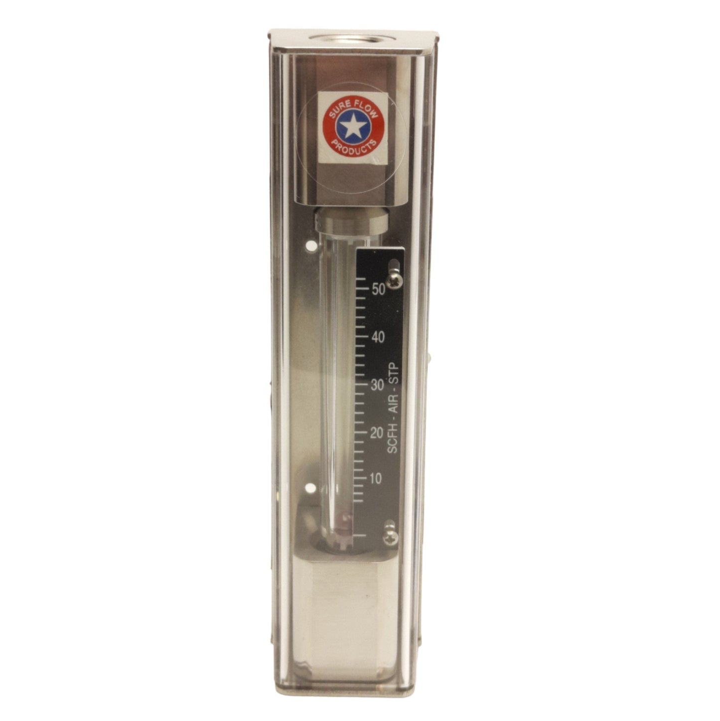 New King Instruments 74V-234G041-2-1-3-5-0 Flowmeter, 65mm, 50SCFH Air STP 1/4in NPT