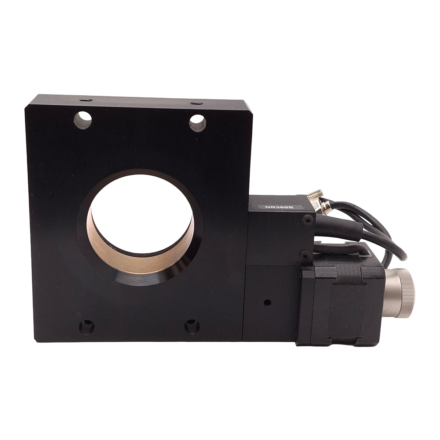 Used Thorlabs NR360S NanoRotator Stage, 360° Rotation, SM2-Threaded Center, 48VDC