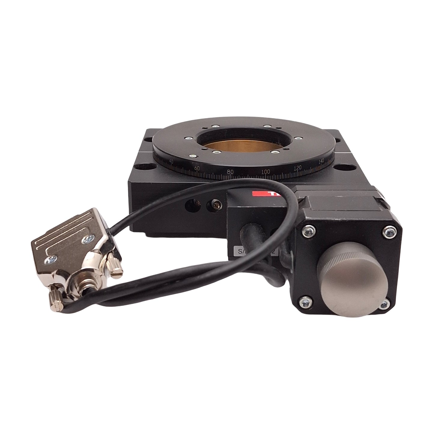 Used Thorlabs NR360S NanoRotator Stage, 360° Rotation, SM2-Threaded Center, 48VDC