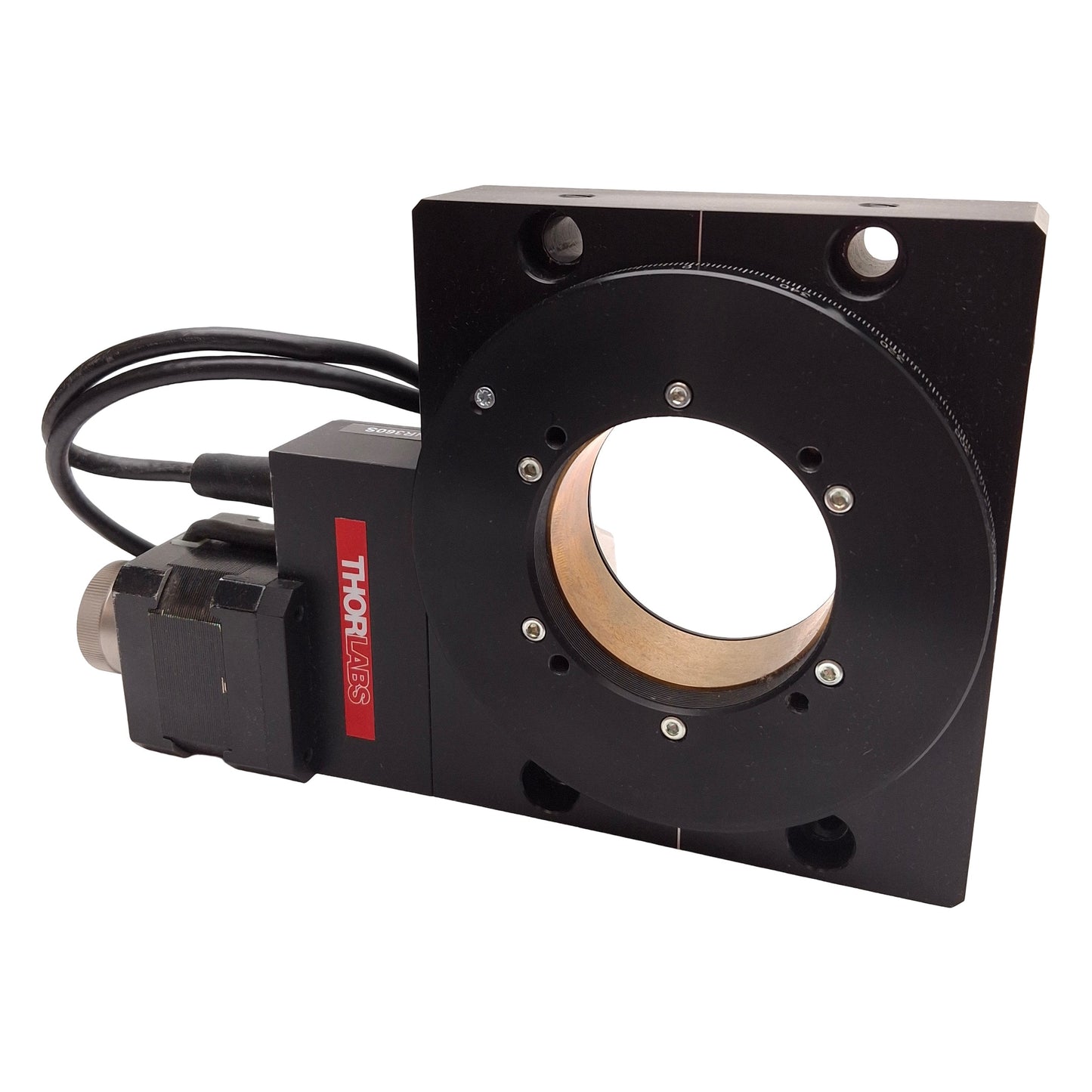 Used Thorlabs NR360S NanoRotator Stage, 360° Rotation, SM2-Threaded Center, 48VDC