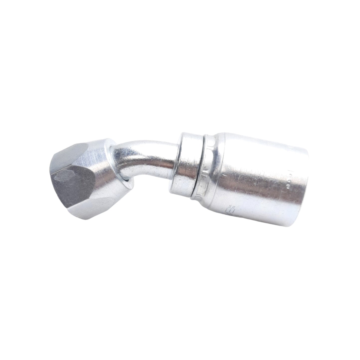 New Danfoss 4TA8FJA8 Crimp Fitting 45°, 3/4in JIC/37° Female Swivel, -08 Hose Dash