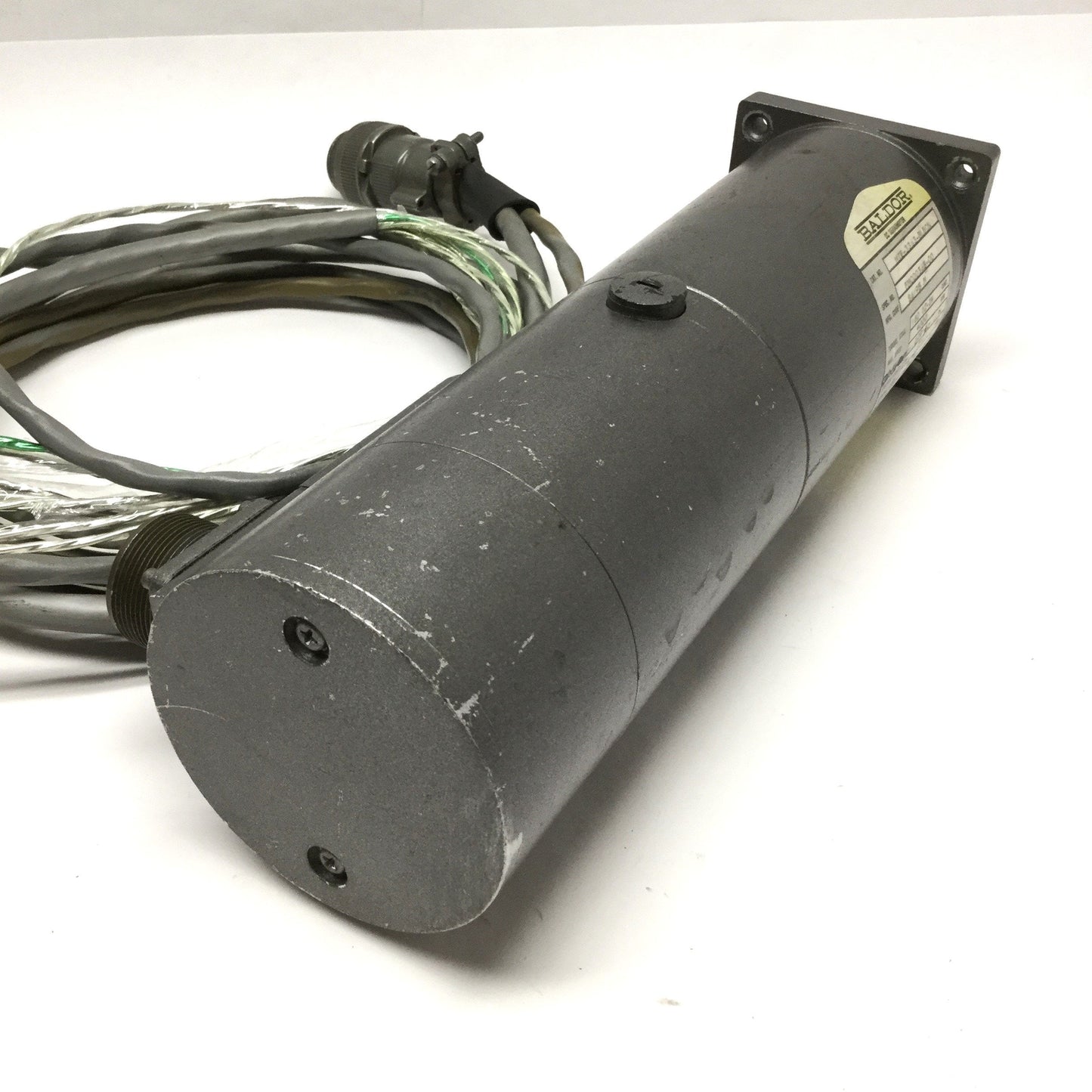 Used Baldor MTE-3363-BLBCN DC Brushed Servo Motor, 120VDC, 4000RPM, 180oz-in, NEMA 34