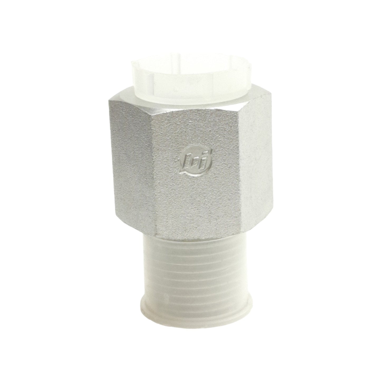 New Brennan 7040-08-08 Straight Adapter, 1/2in Female NPT, 1/2in Male BSPT, 5000PSI