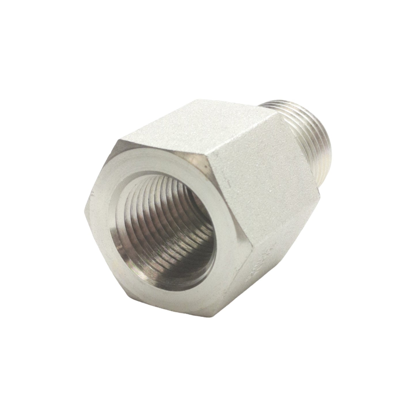 New Brennan 7040-08-08 Straight Adapter, 1/2in Female NPT, 1/2in Male BSPT, 5000PSI
