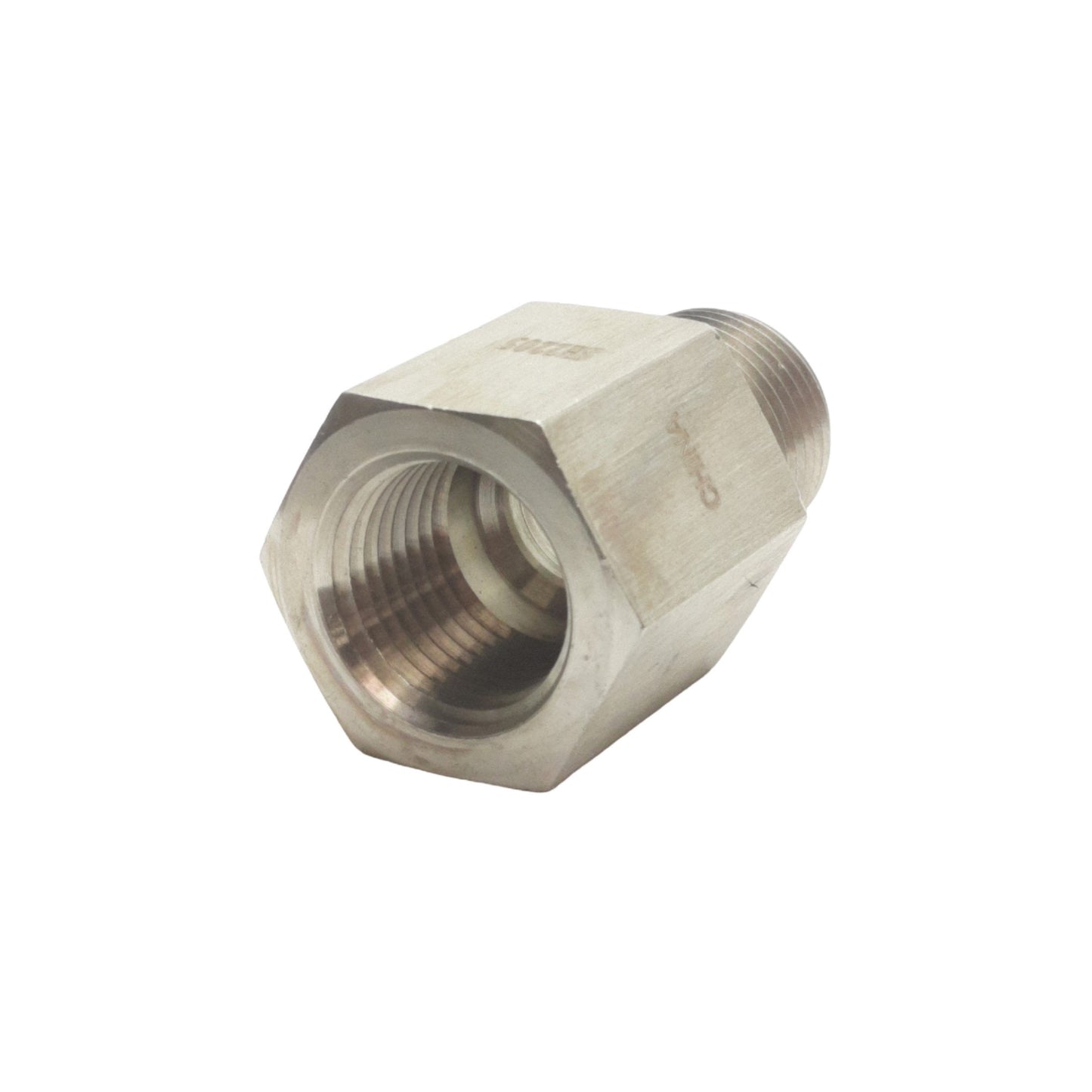 New Brennan 5405-08-08-SS Straight Adapter, 1/2" Male NPTF 1/2" Female NPTF, 5000PSI