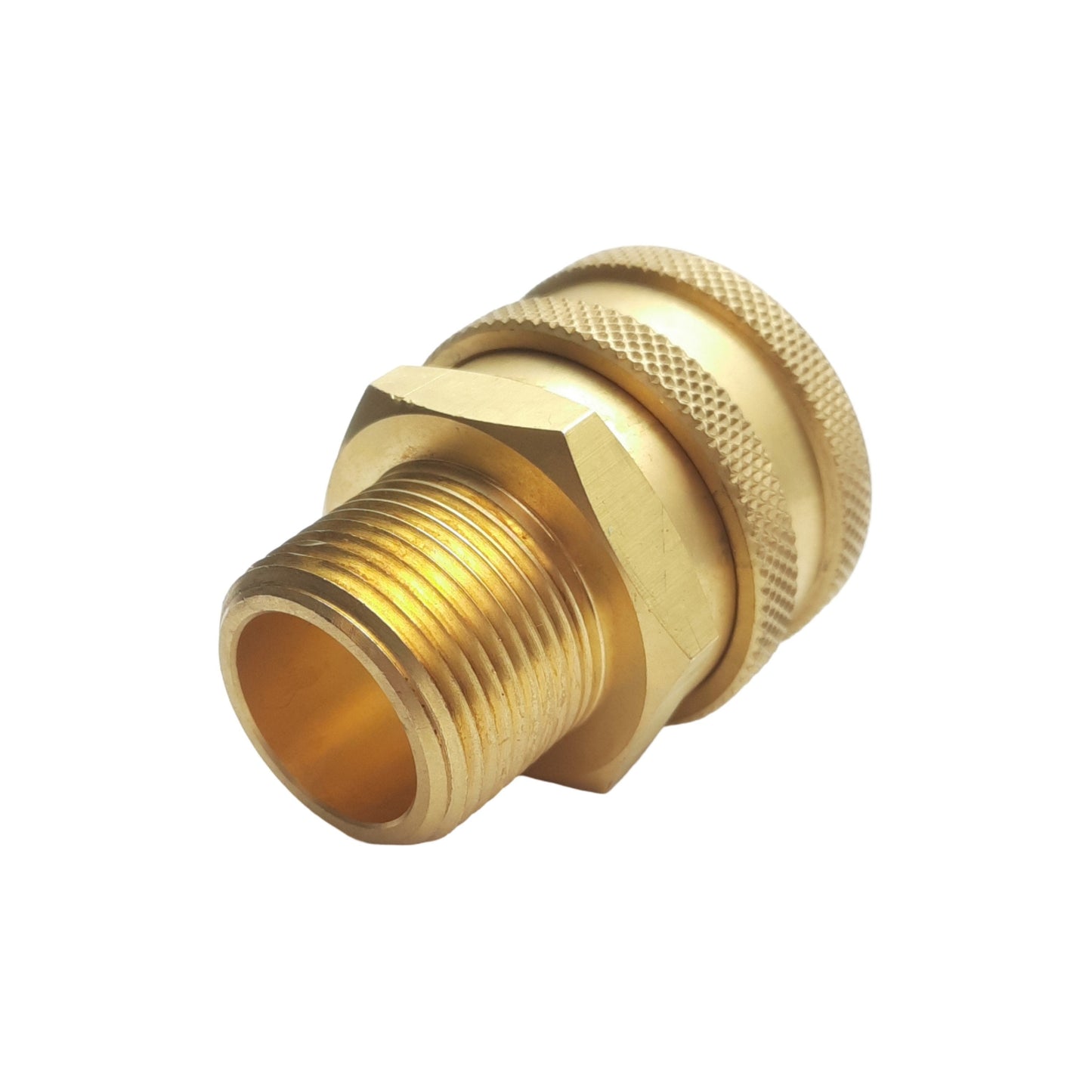 New Eaton Hansen 8S35 Straight Through Coupling, 1in Male NPTF, 1in Body Size