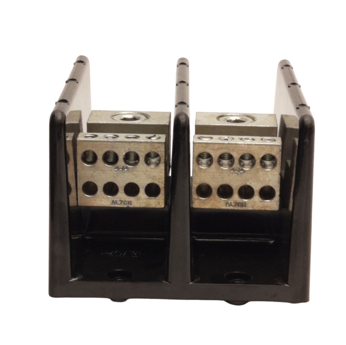 Used Cooper Bussman 16421-2 Power Distribution Block, 2-Pole, 1x6, 600V 310A