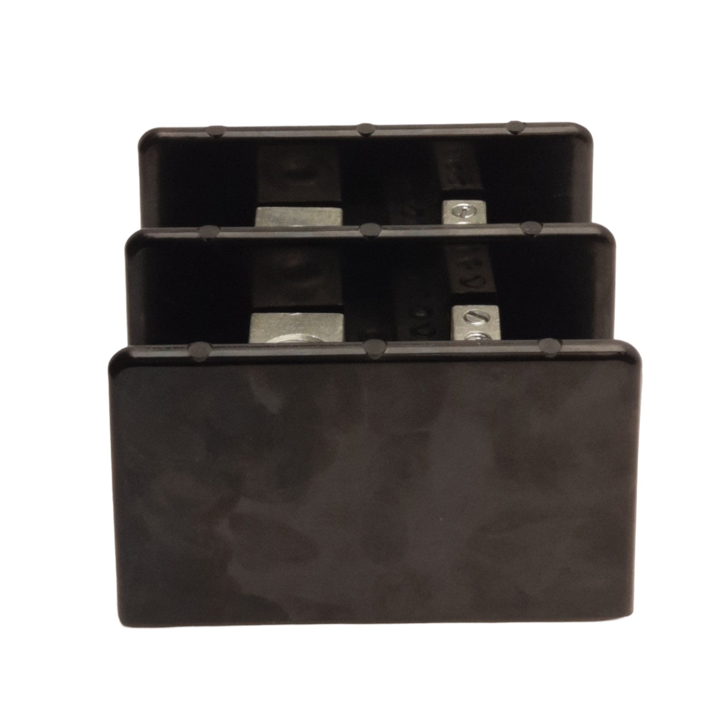 Used Cooper Bussman 16421-2 Power Distribution Block, 2-Pole, 1x6, 600V 310A