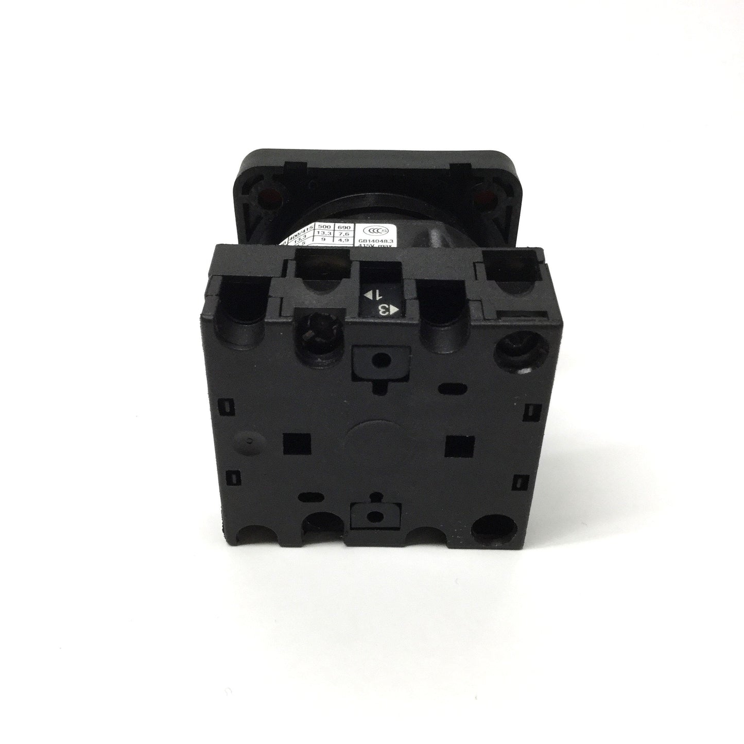 Used Moeller T0-2-1 Main Power ON-OFF Disconnect Switch, 3-Pole, 600VAC 20A
