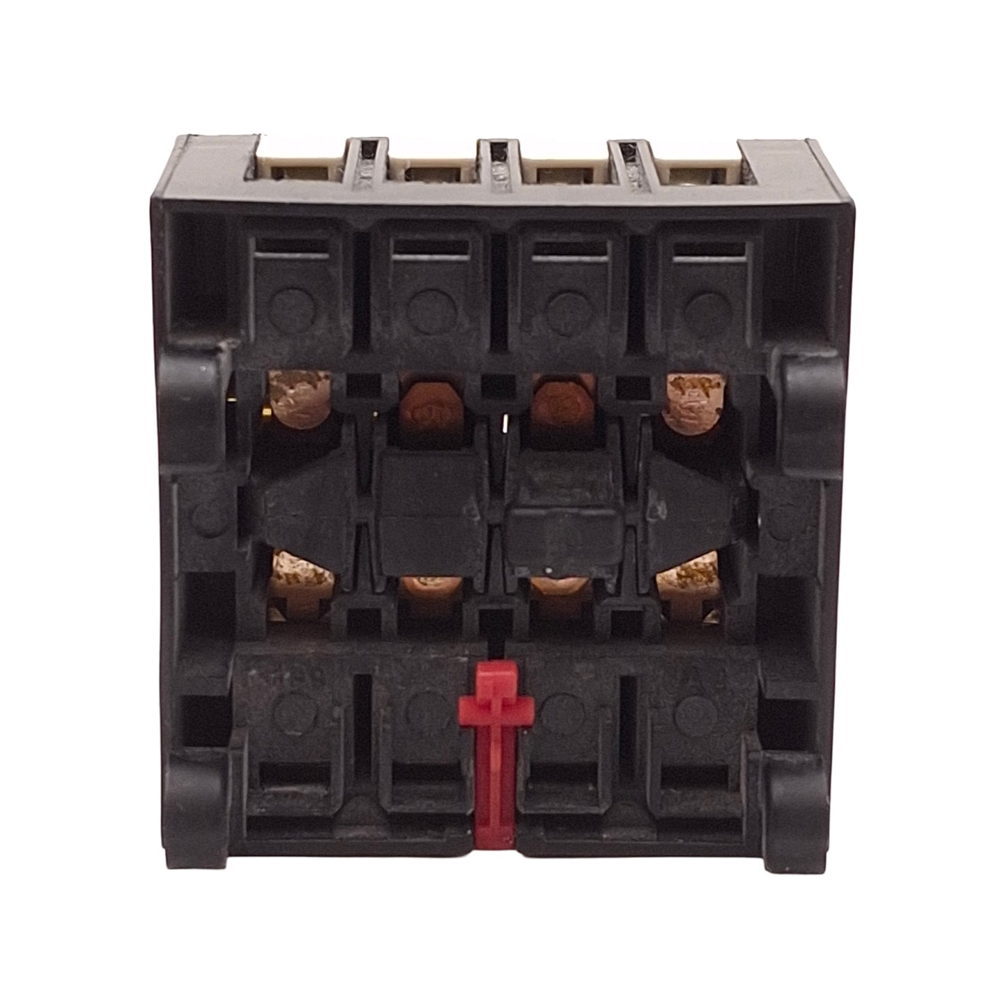 Used Square D 8501 PH 62 E Auxiliary Contact Block, 4-Pole, 2NC + 2NO, 600VAC 12A