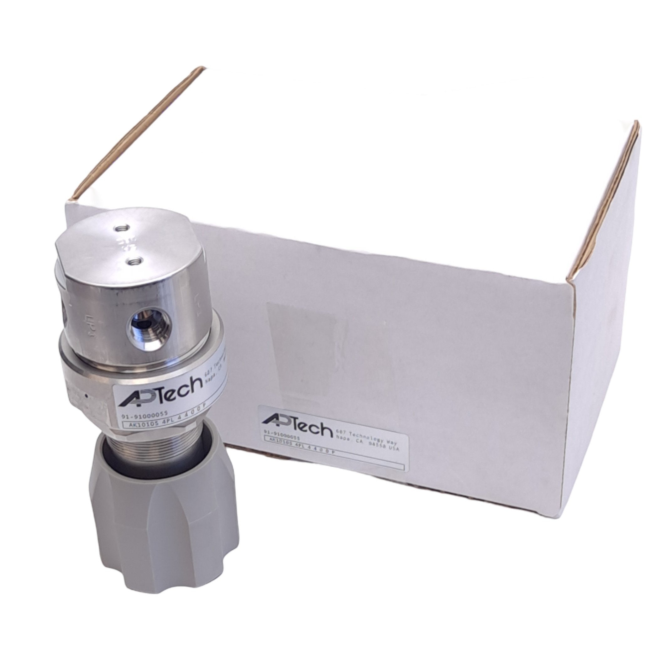 APTech AK1010S 4PL 4400P Pressure Regulator, 1/4in NPT, 3500PSIG In, 1