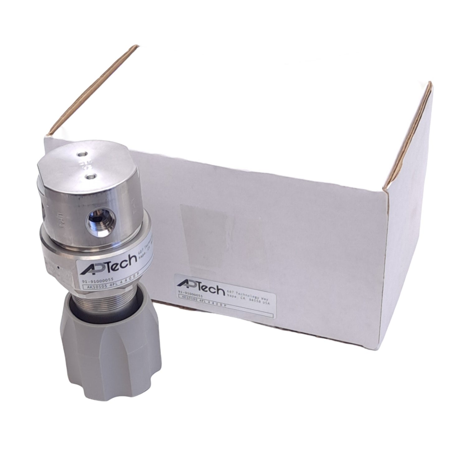 New APTech AK1010S 4PL 4400P Pressure Regulator, 1/4in NPT, 3500PSIG In, 100PSIG Out
