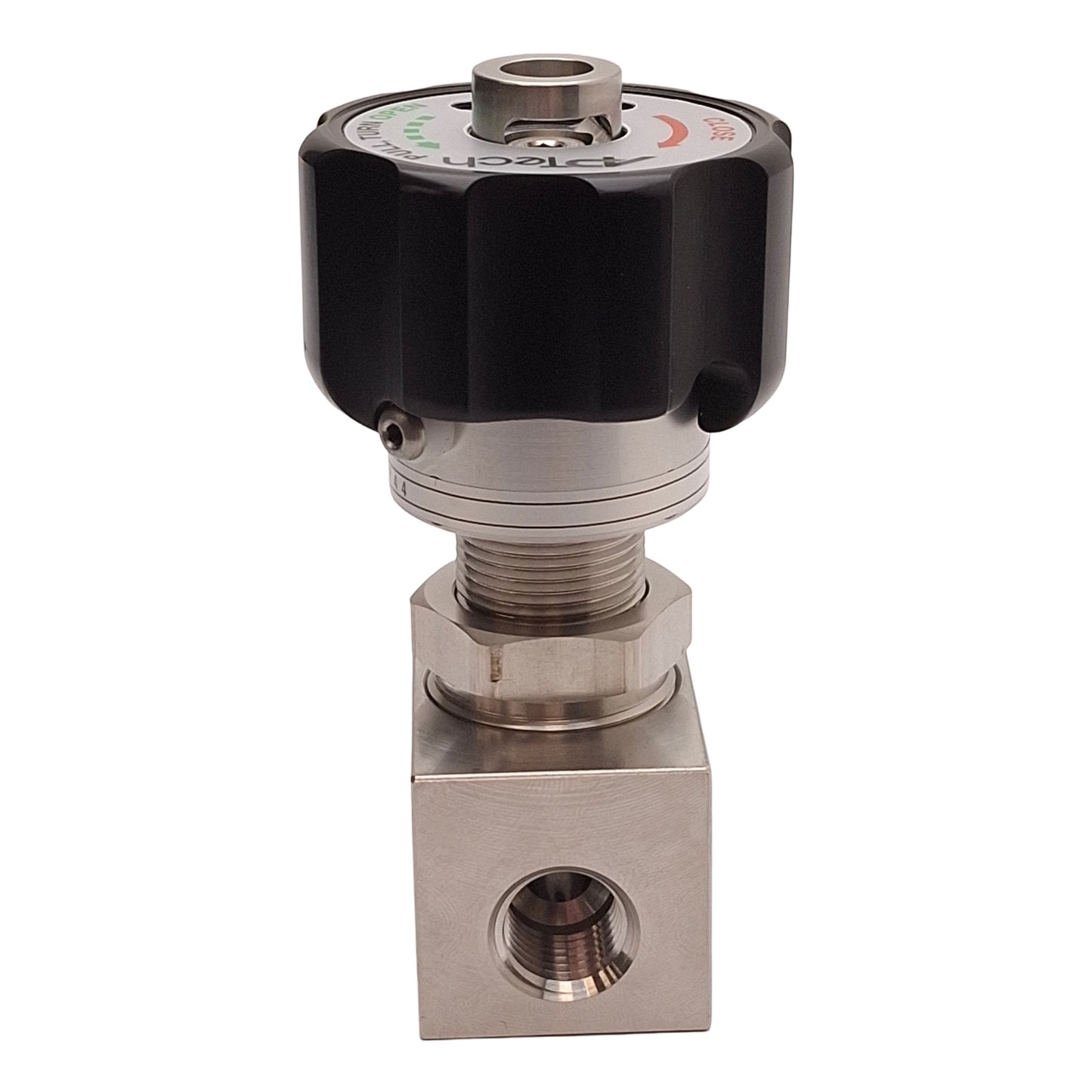 New APTech AK3657S 2P 4 4 Diaphragm Valve, 3000PSIG, SS 316L, 1/4in NPT Ports