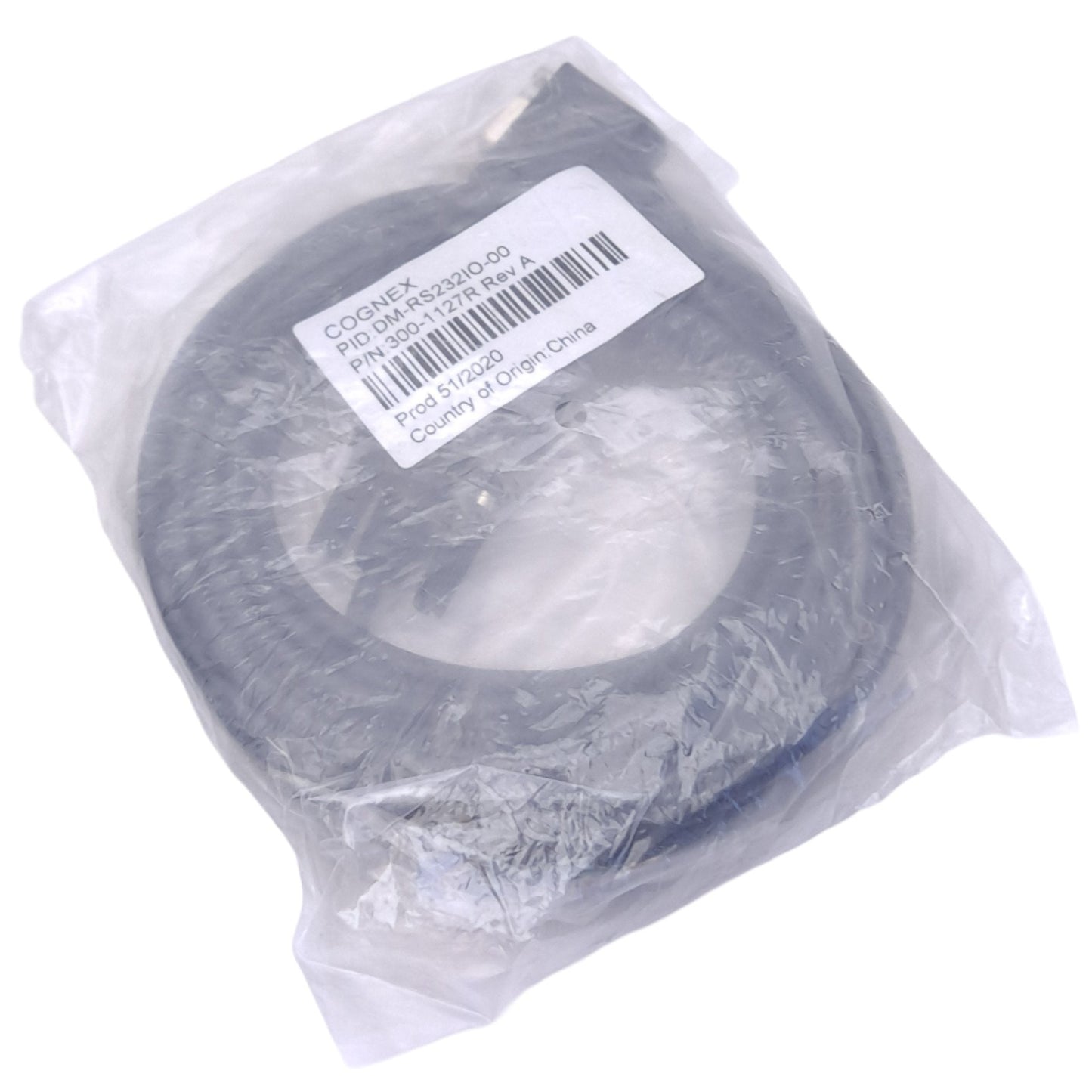New Cognex 300-1127R DataMan Cable for Barcode Reader, HDDB15 to RS232+FL, 2.5m
