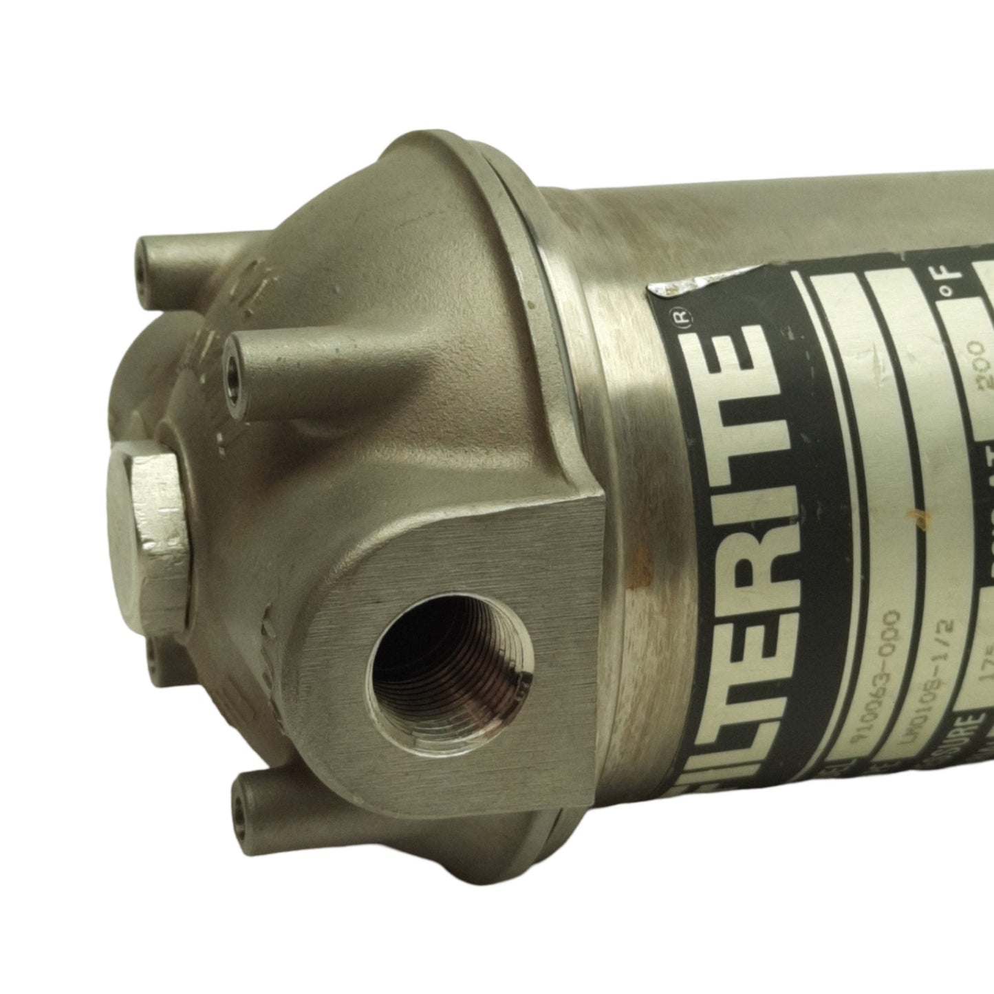 Used Pall LMO10S-1/2 910063-000 Filter Housing 10in Length, 1/2in NPT, 175psig