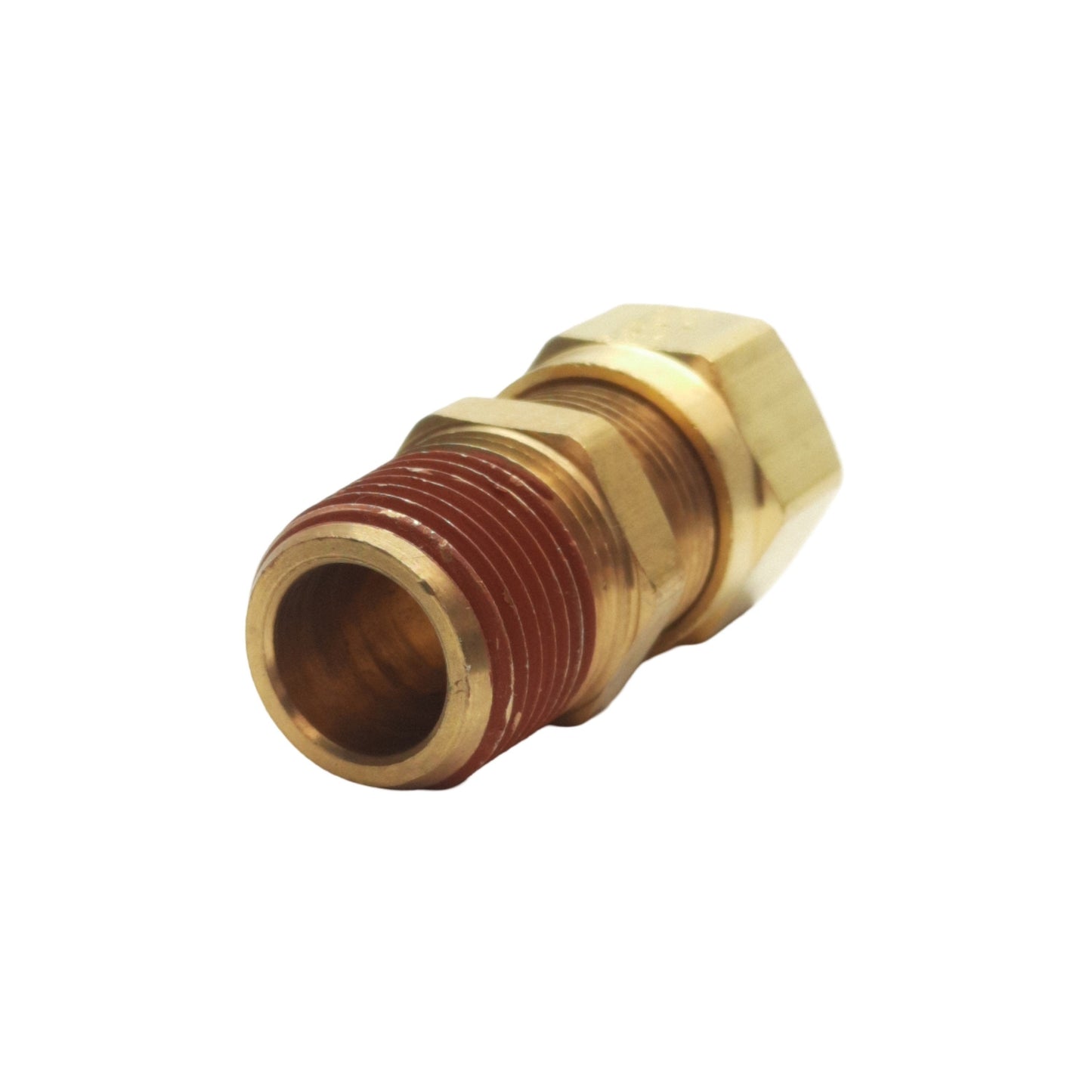 New Lot of 5 Midland 38084 Brass Adapter, ø5/8in Tube OD, 1/2in Male NPTF, 150PSI