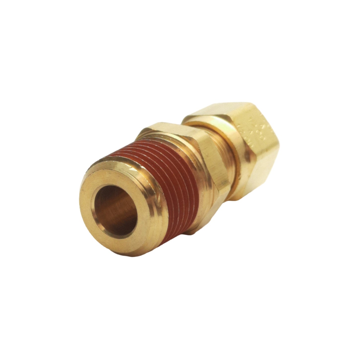 New Lot of 6 Midland 38082 Brass Adapter, ø1/2in Tube OD, 1/2in Male NPTF, 150PSI