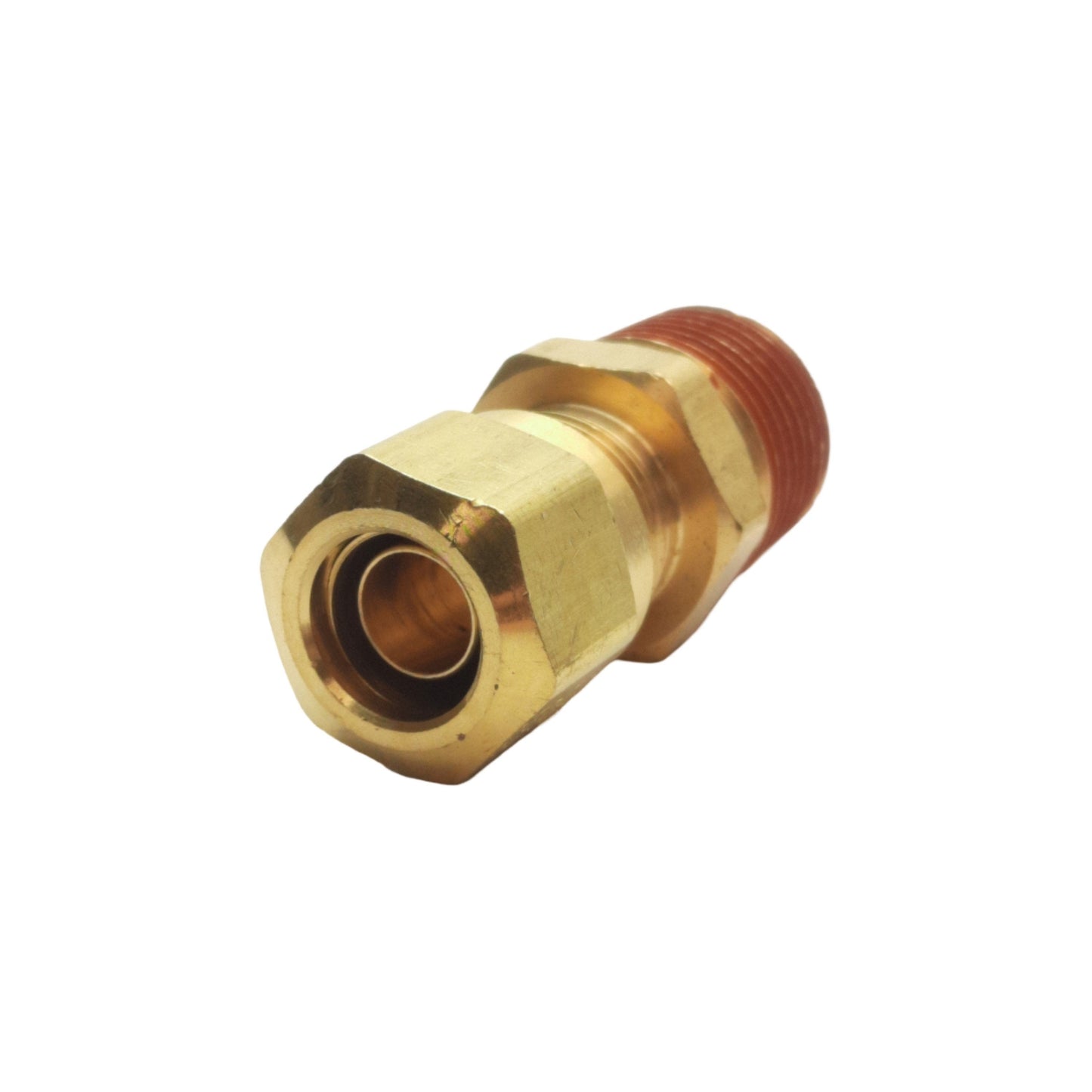 New Lot of 6 Midland 38082 Brass Adapter, ø1/2in Tube OD, 1/2in Male NPTF, 150PSI