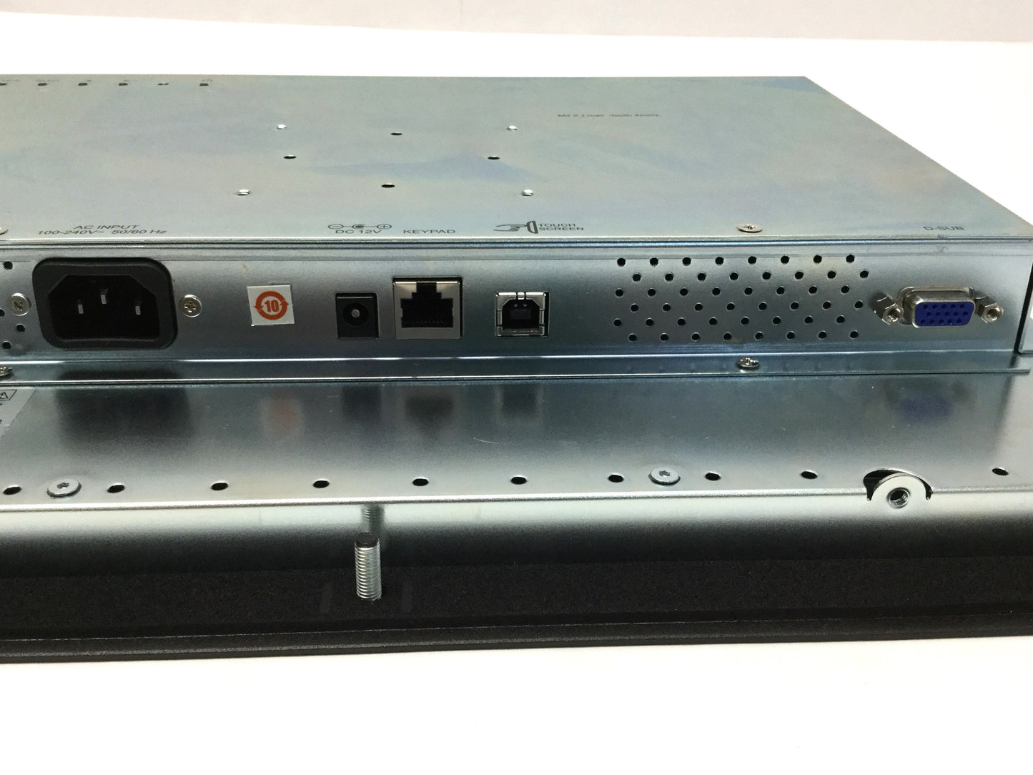 Used EXOR M10SC-F Operator Panel Display Monitor 10" Touch Screen 720x400 SVGA 24VDC