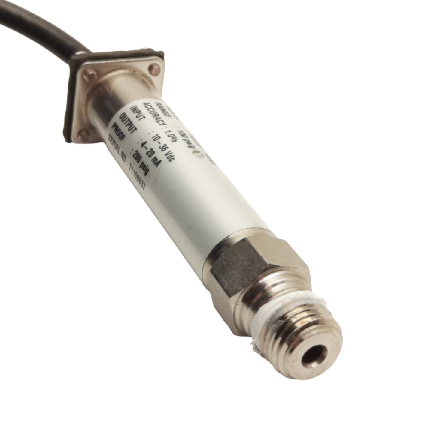 Used Omega Engineering PX605-100GI Pressure Transducer 10-36VDC 100psig Range, 4-20mA