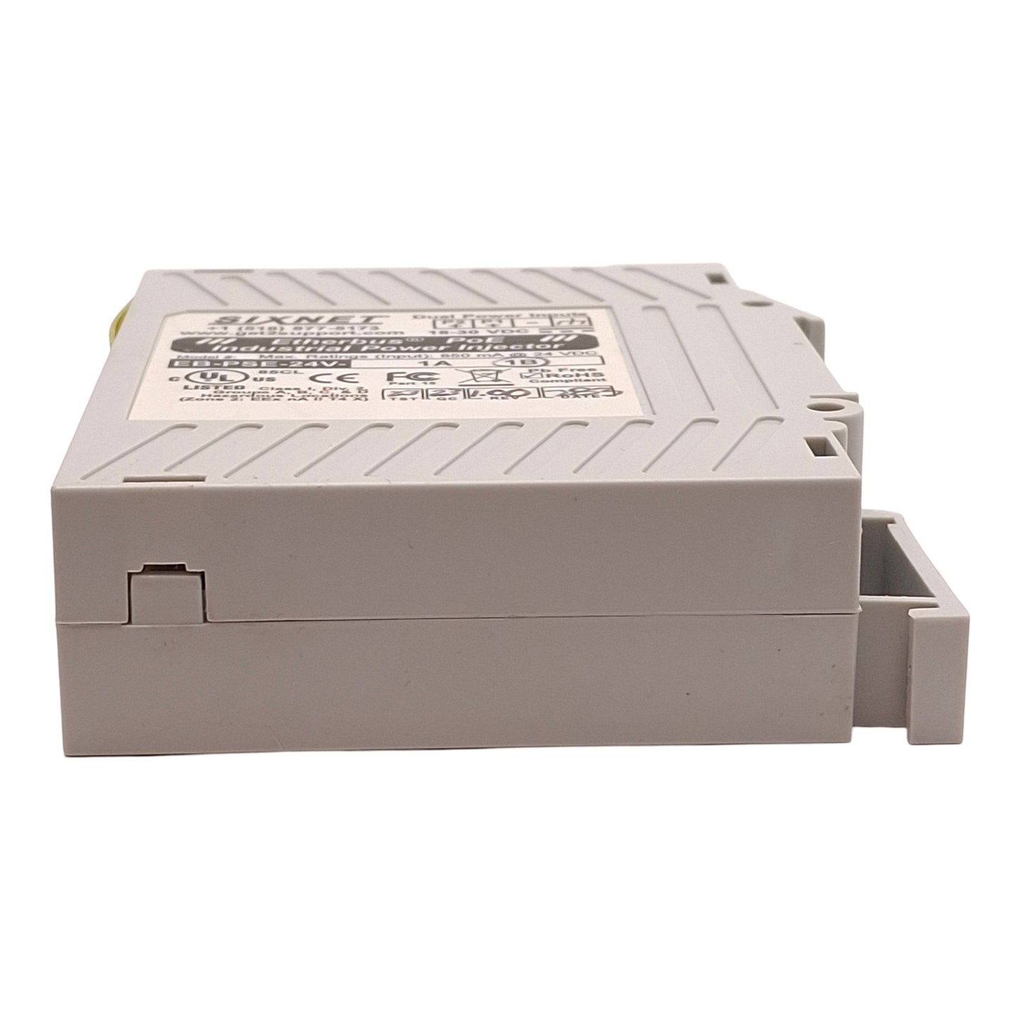 Used Sixnet EB-PSE-24V-1B PoE Power Over Ethernet Injector 10/100Base, RJ45, 24VDC