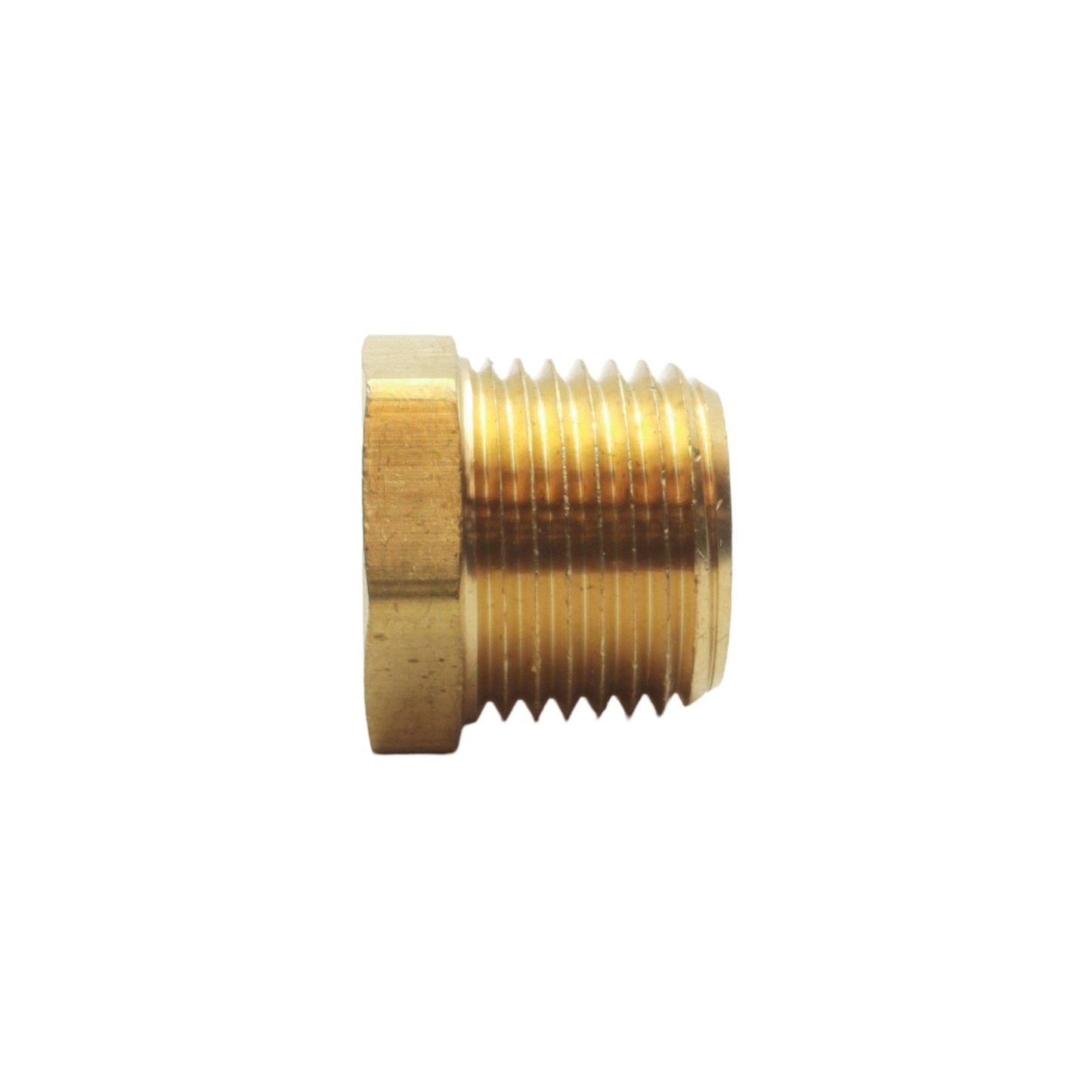 New Lot of 15 Midland 28204 Brass Cored Hex Plug, 1/2in Male NPTF, 1200psi