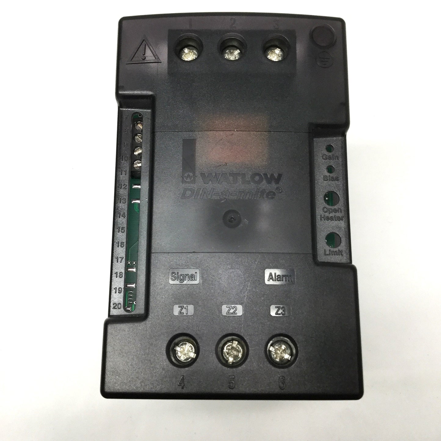 Used Watlow DC10-24P3-0000 DIN-a-mite Solid State 55A Power Controller 230-240VAC 1PH