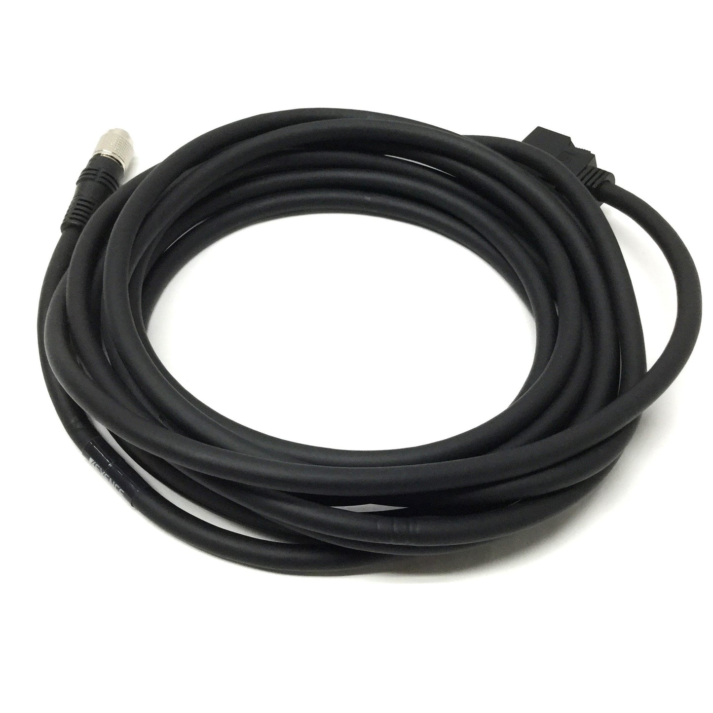 Used Keyence CA-CH5BP CV-X Vision System High-Flex High-Speed Camera Cable, 5m Long