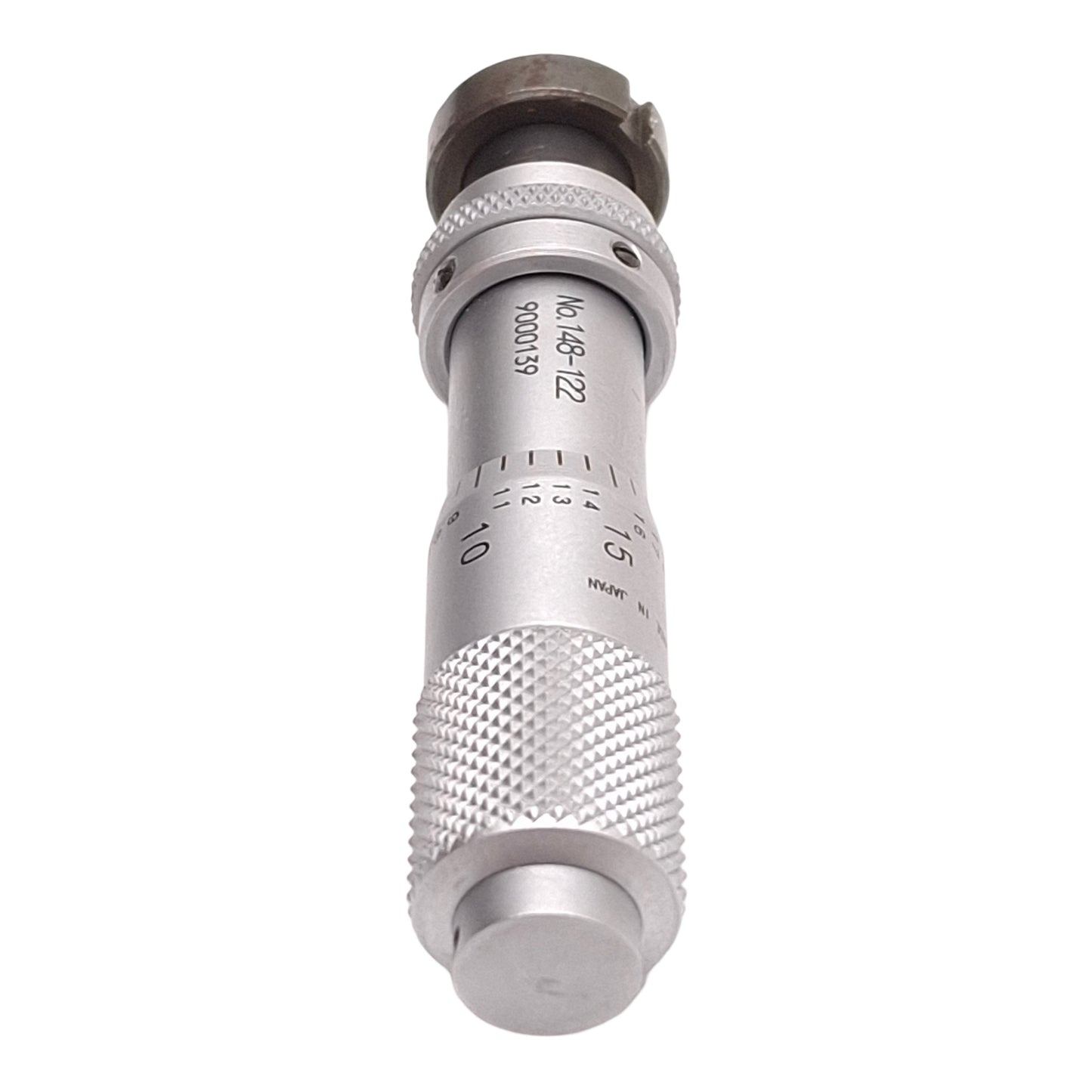 Used Mitutoyo 148-122 Micrometer Head, 0.5in Range, 0.001in Graduation, ±0.0001in