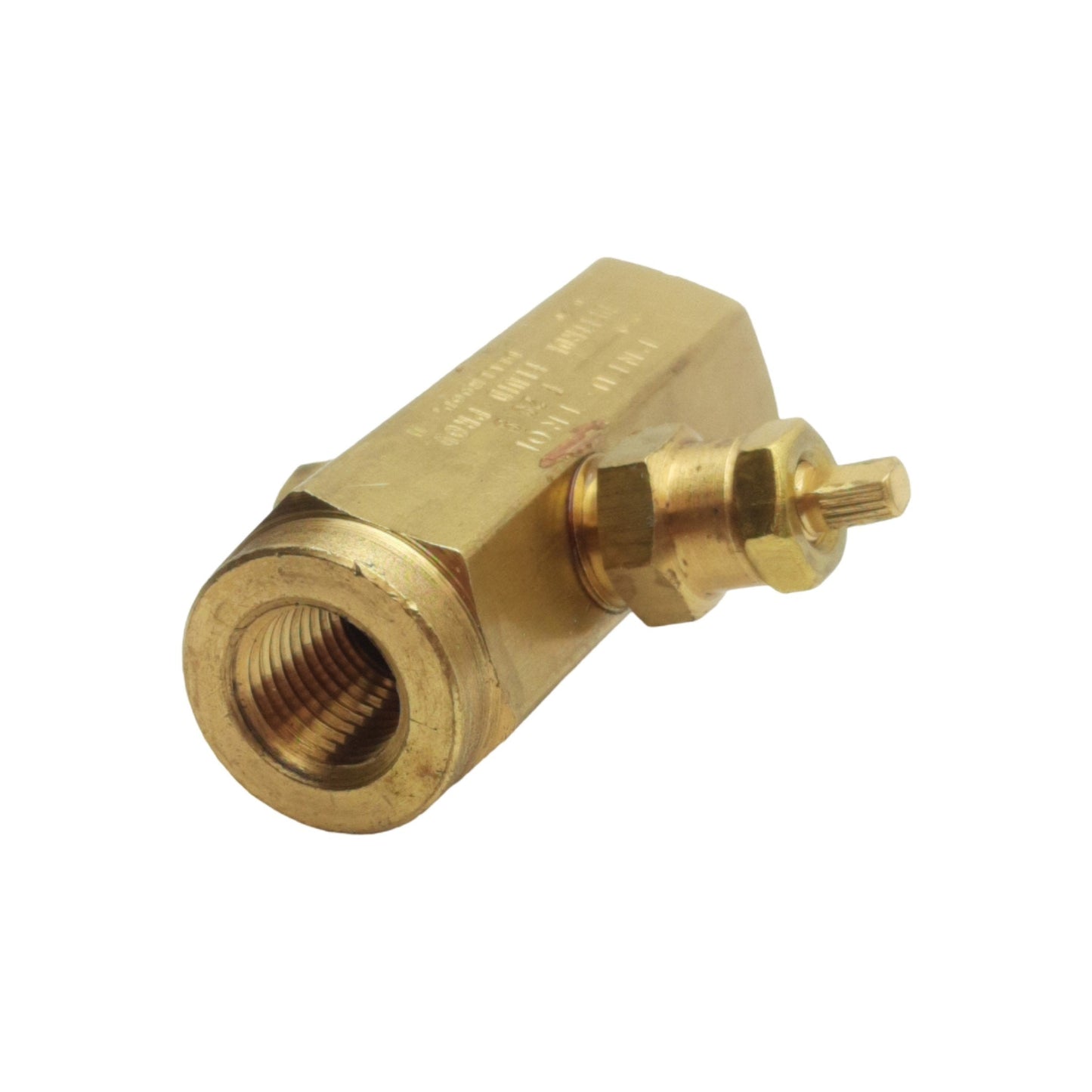 New Deltrol F20B Inline Flow Control Valve 2000psi, 1/4in x 1/4in Female NPTF, 3gpm