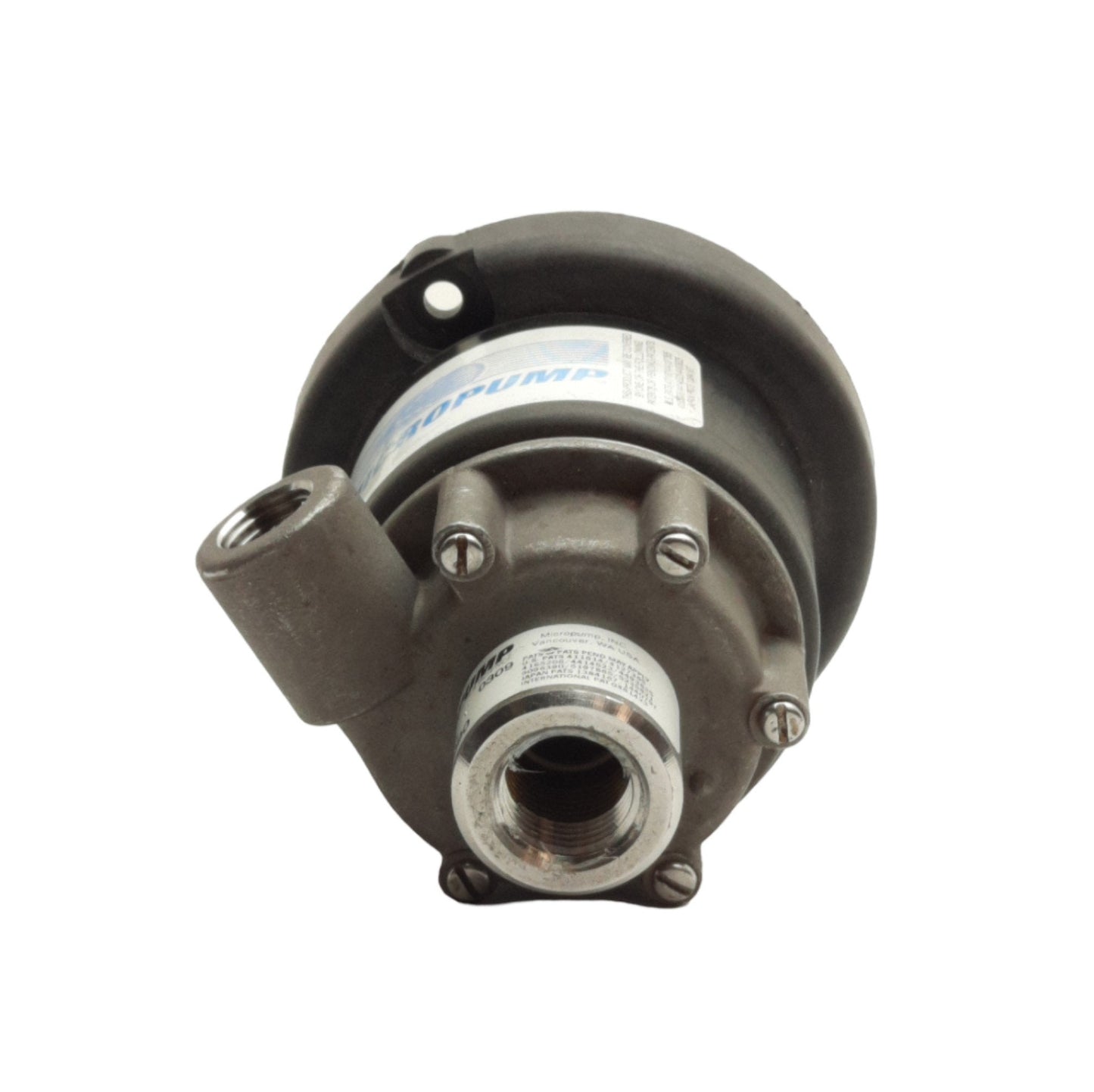 Used Idex CA-519A MicroPump Centrifugal Magnetic Drive Pump Head, 24L/min, 5.95m Head