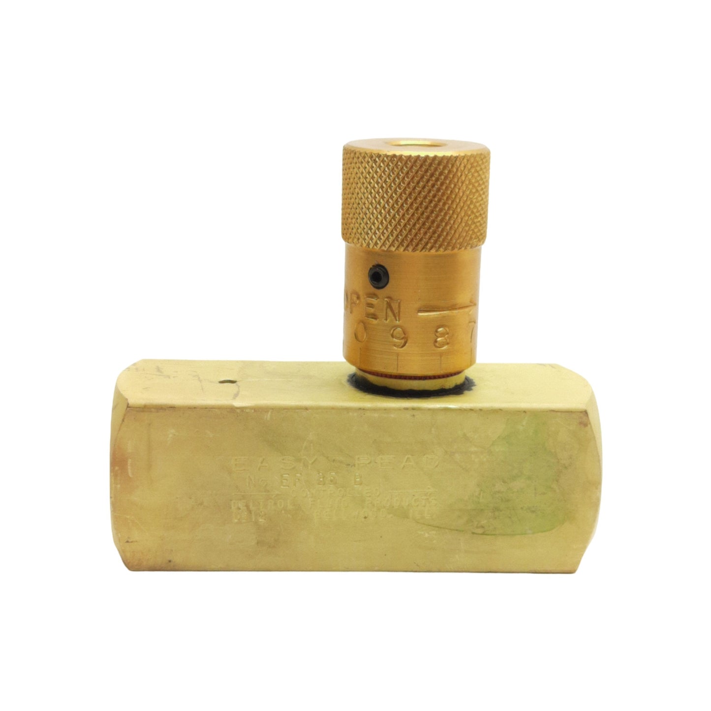 New Deltrol EF35B Flow Control Valve 2000psi, 3/4in x 3/4in Female NPTF, 20gpm