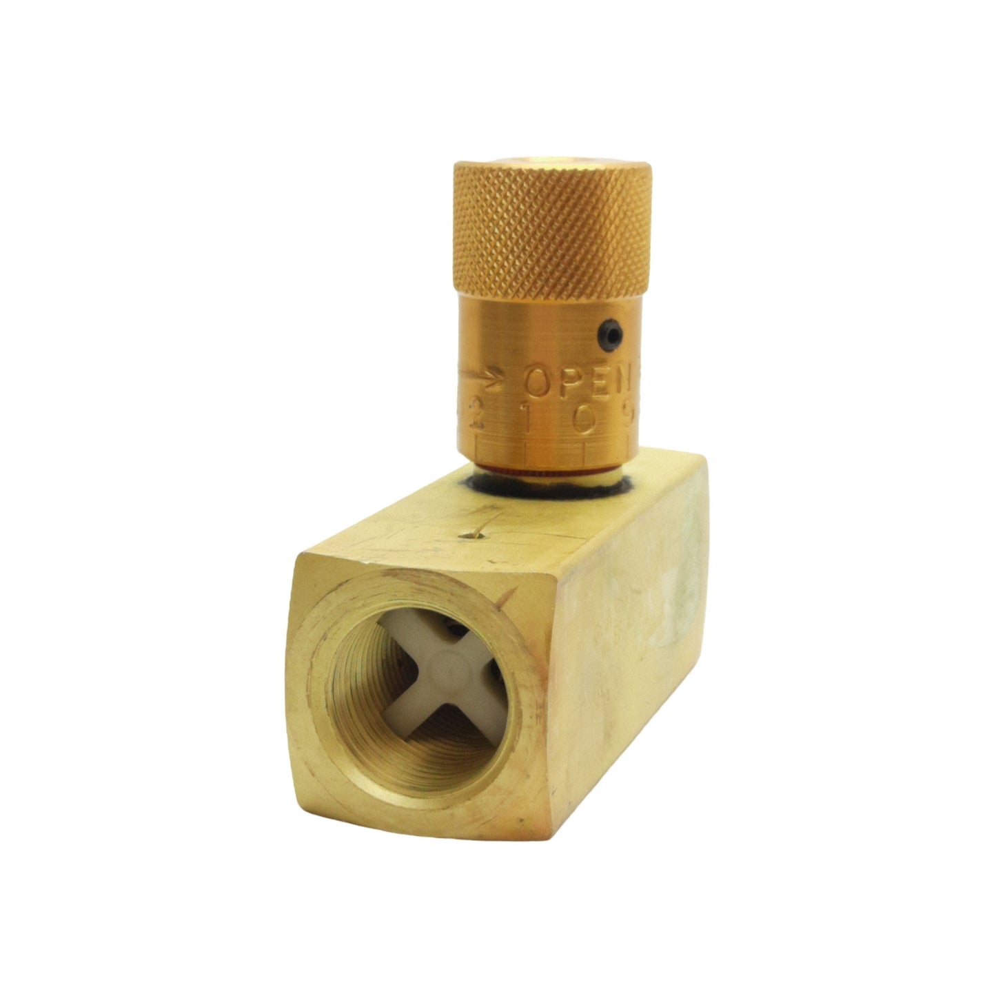New Deltrol EF35B Flow Control Valve 2000psi, 3/4in x 3/4in Female NPTF, 20gpm