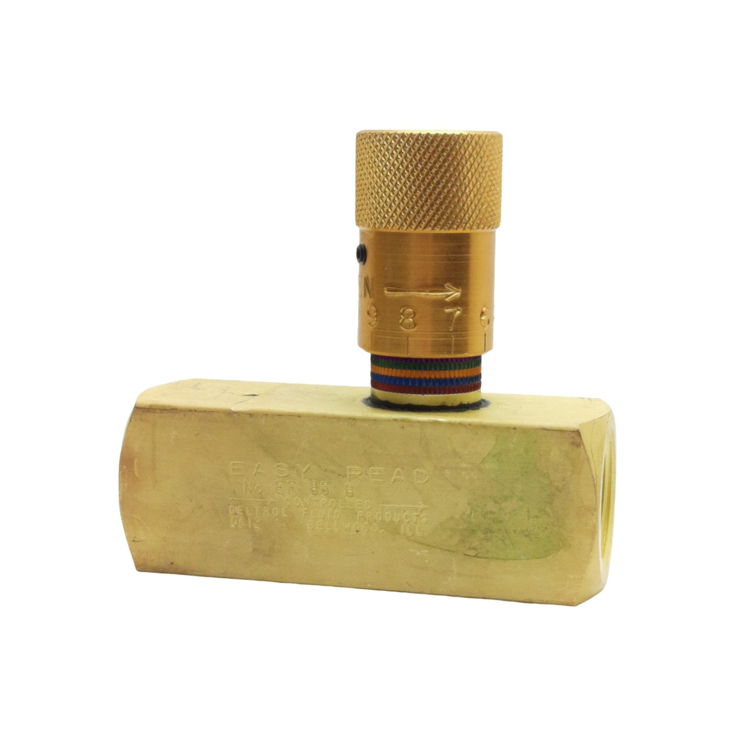 New Deltrol EF35B Flow Control Valve 2000psi, 3/4in x 3/4in Female NPTF, 20gpm