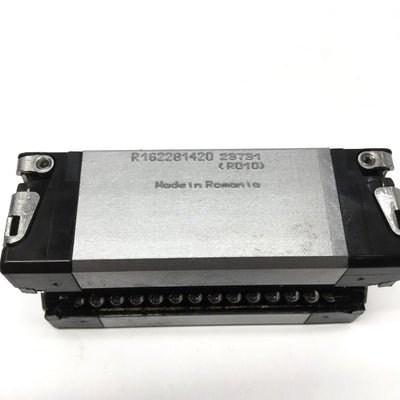 Used Bosch Rexroth R162281420 Linear Guide Ball Bearing Runner Block Carriage