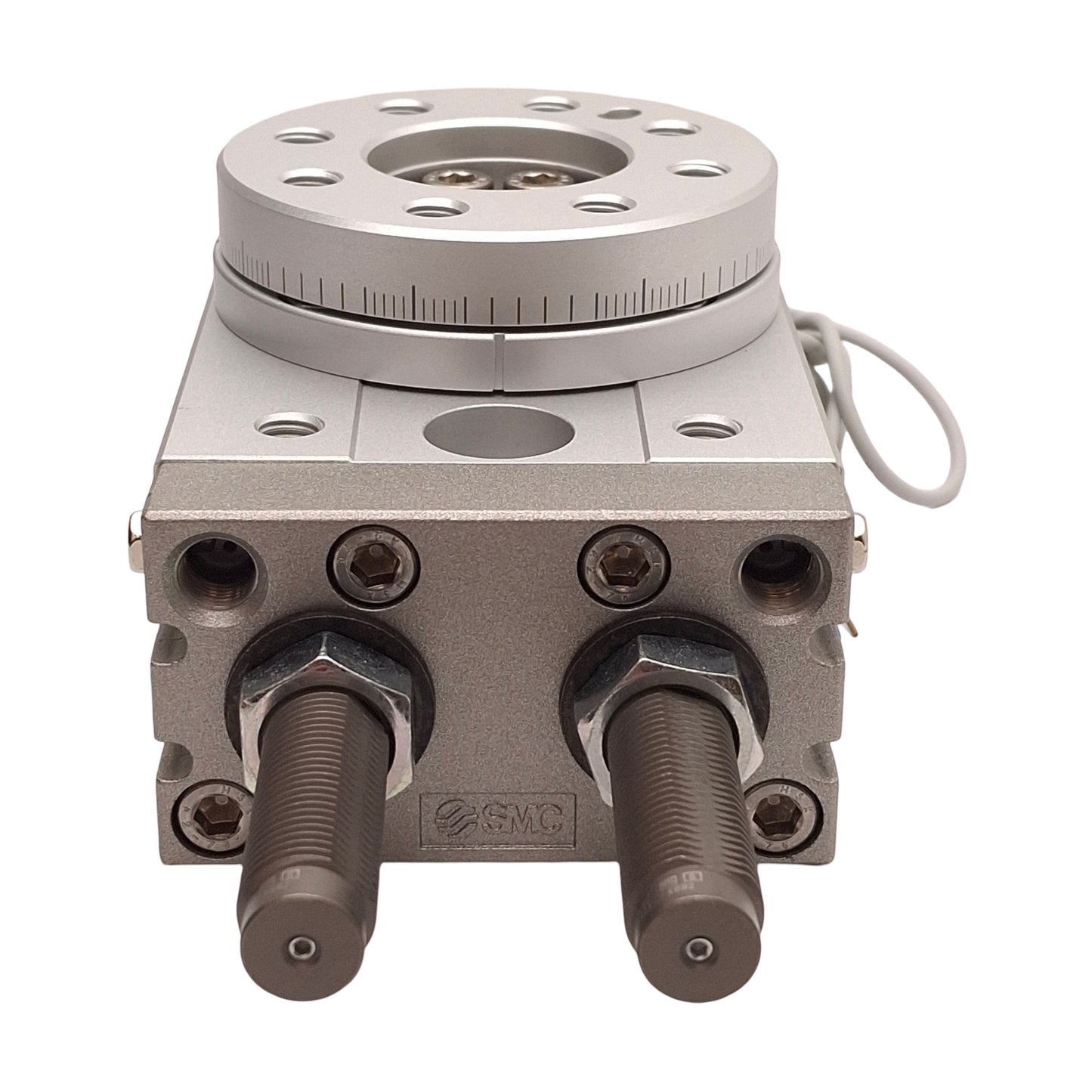 New SMC MSQB50R-M9BW Pneumatic Rotary Table, 0-190°, ø50mm Bore, 0.1-0.6MPa, Rc1/8