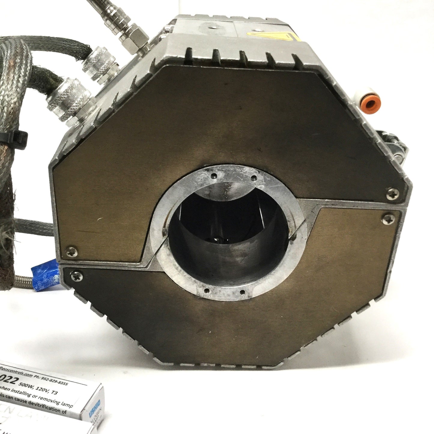 Used Research Inc E4-02 ChambIR Radiant Heating Chamber for Ø1/8"-1/4" Tube, Cable