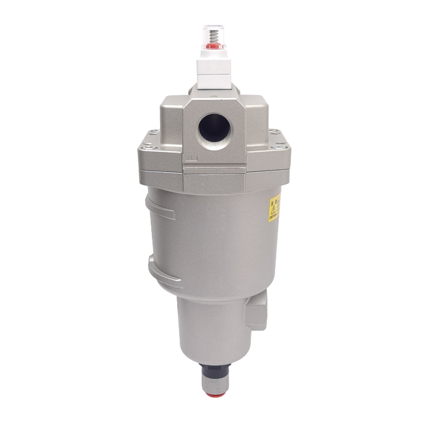 New SMC AFF8C-N04BC-T Pneumatic Filter w/ Auto Drain, 3μm 1500L/min, 1/2 NPT, 1.0MPa