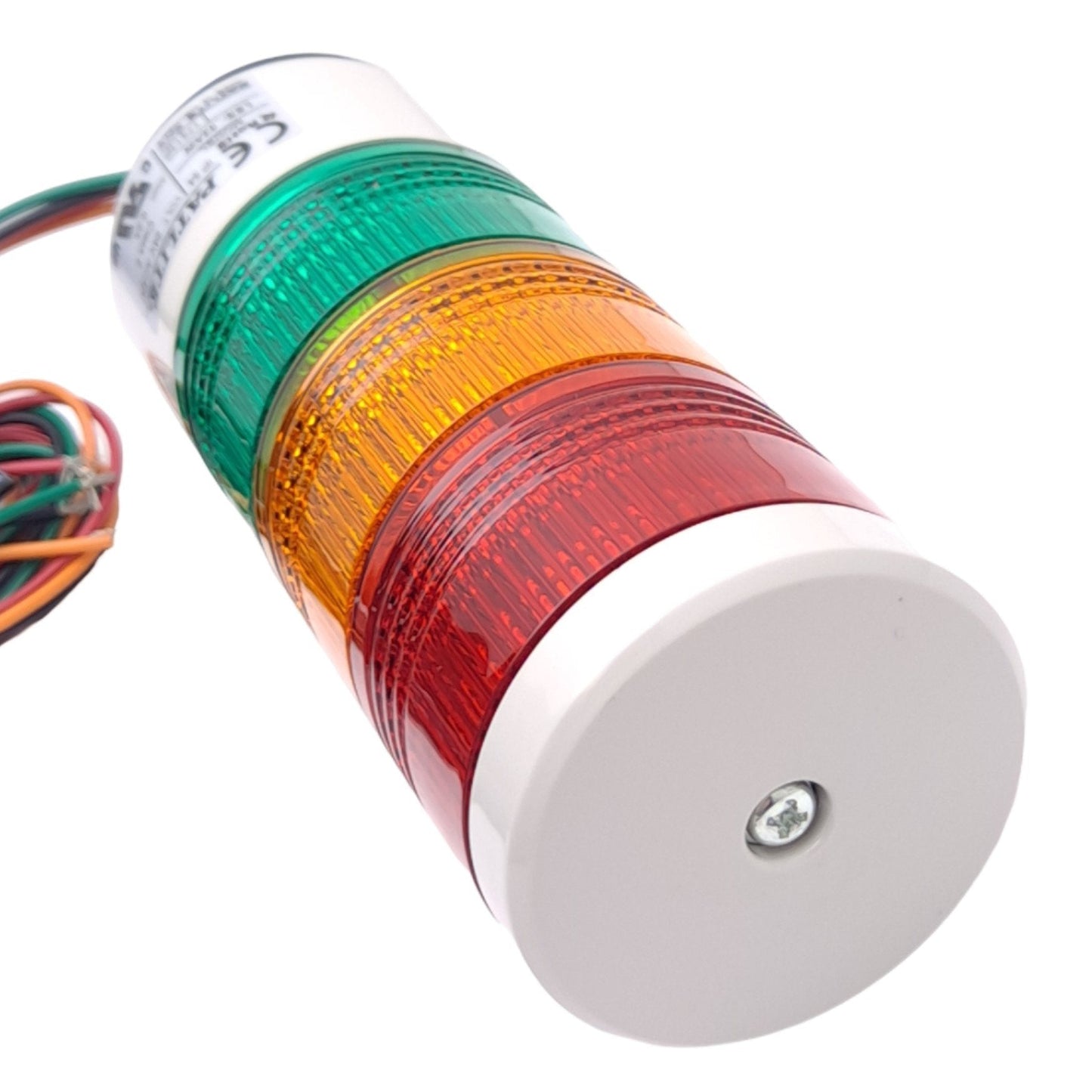 New Patlite LES-302AW-RYG LED Light Signal Tower, ø50mm, Red Yellow Green, 24V AC/DC